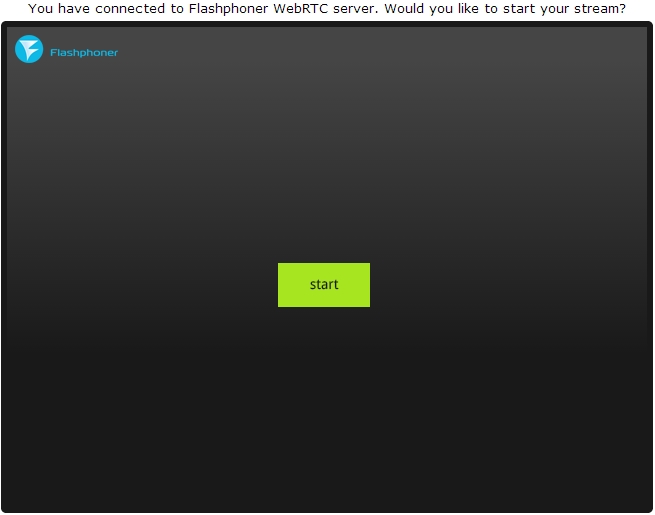 webrtc-server-start-stream