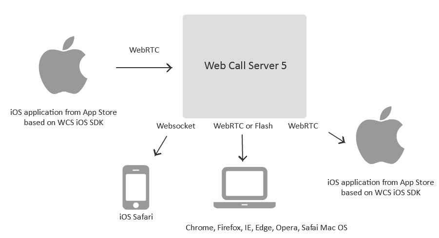 Webrtc Ios Sdk For Streaming Video And Calls Flashphoner Streaming Calls For Web