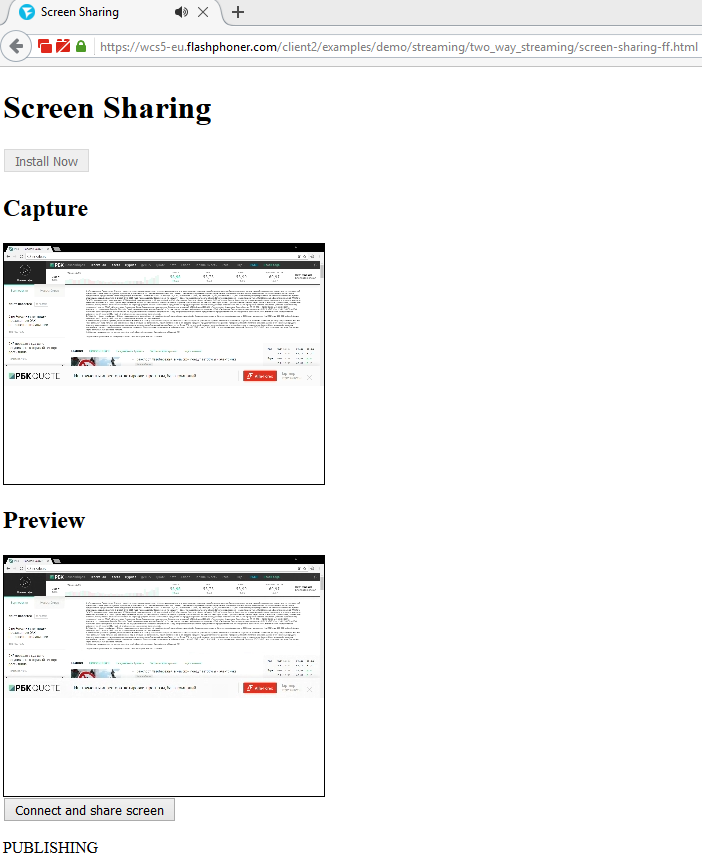 HTML-page-with-screencasting