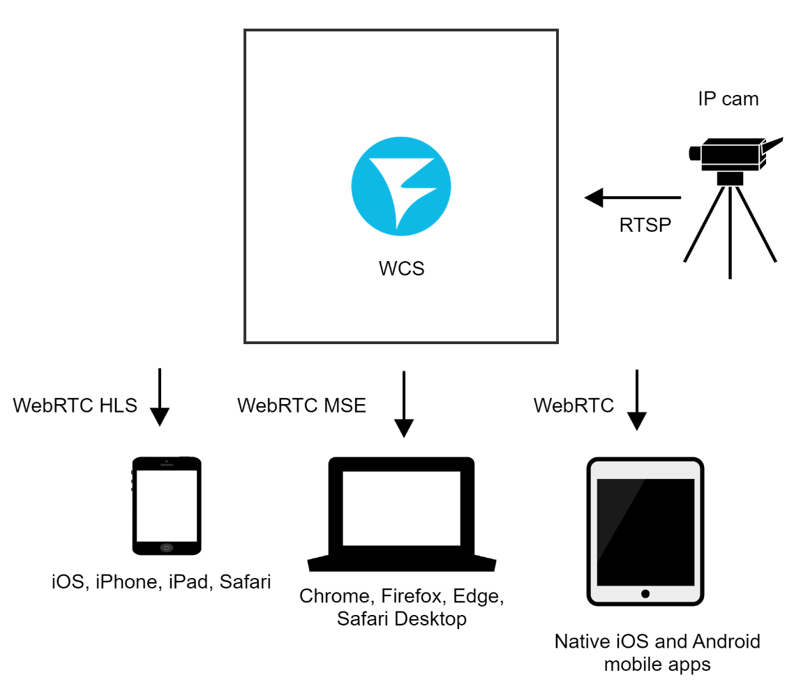 Rtsp ссылка. Janus WEBRTC.