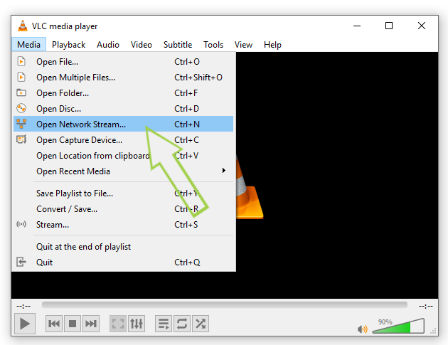 vlc SIP as RTMP WCS Stream player browser